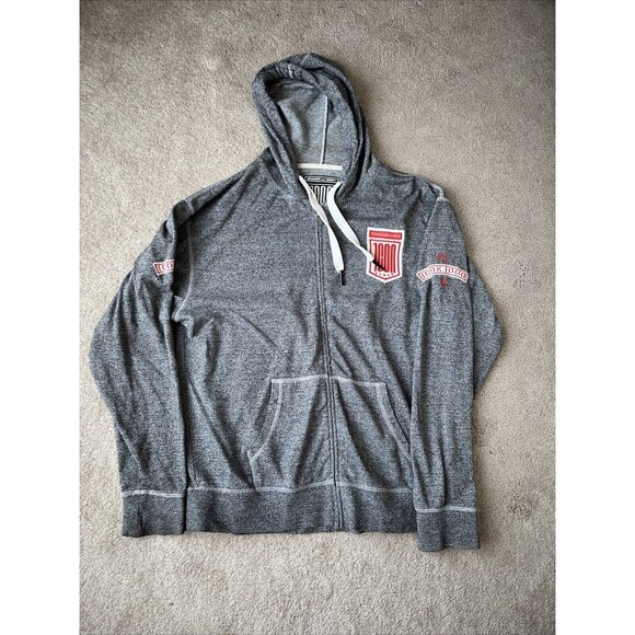 Shangri La Jacket Mens XL Hooded ICON Japan Anime Sweatshirt Fantasy Full Zip - Picture 1 of 6